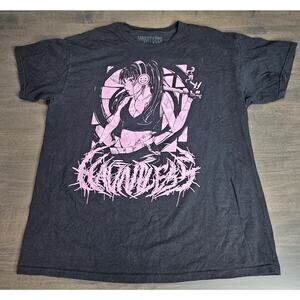 Hauntless Graphic T-Shirt Size Large Hear No Evil